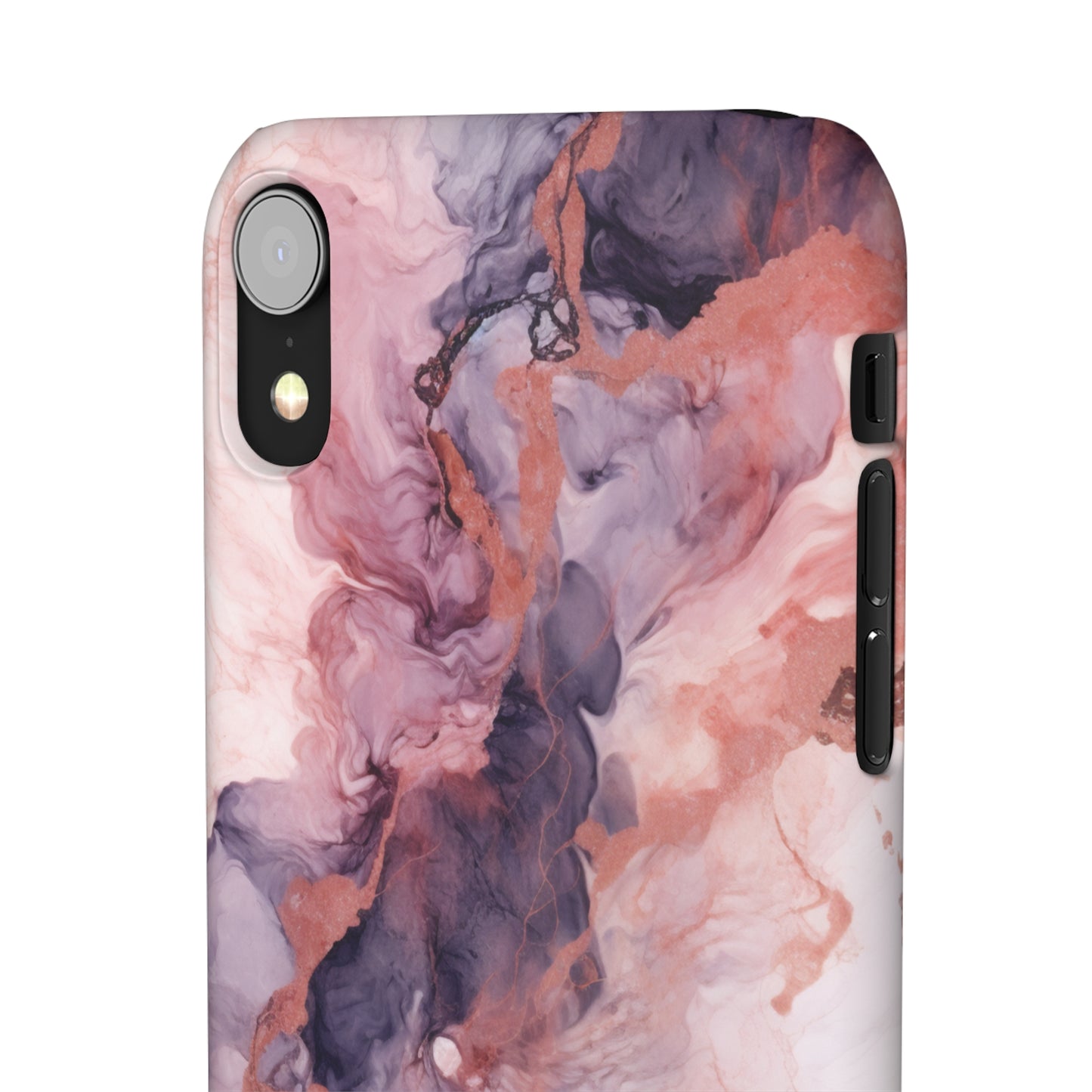 Royal Purple Marble - iPhone Snap Case