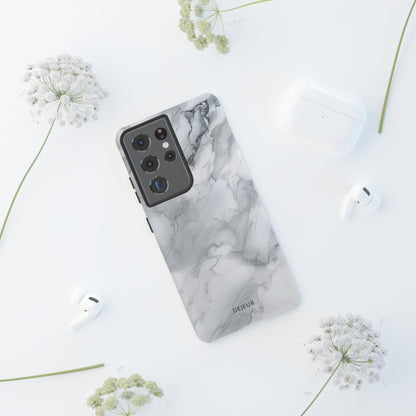 Platinum Silver Marble - Samsung Galaxy Tough Case