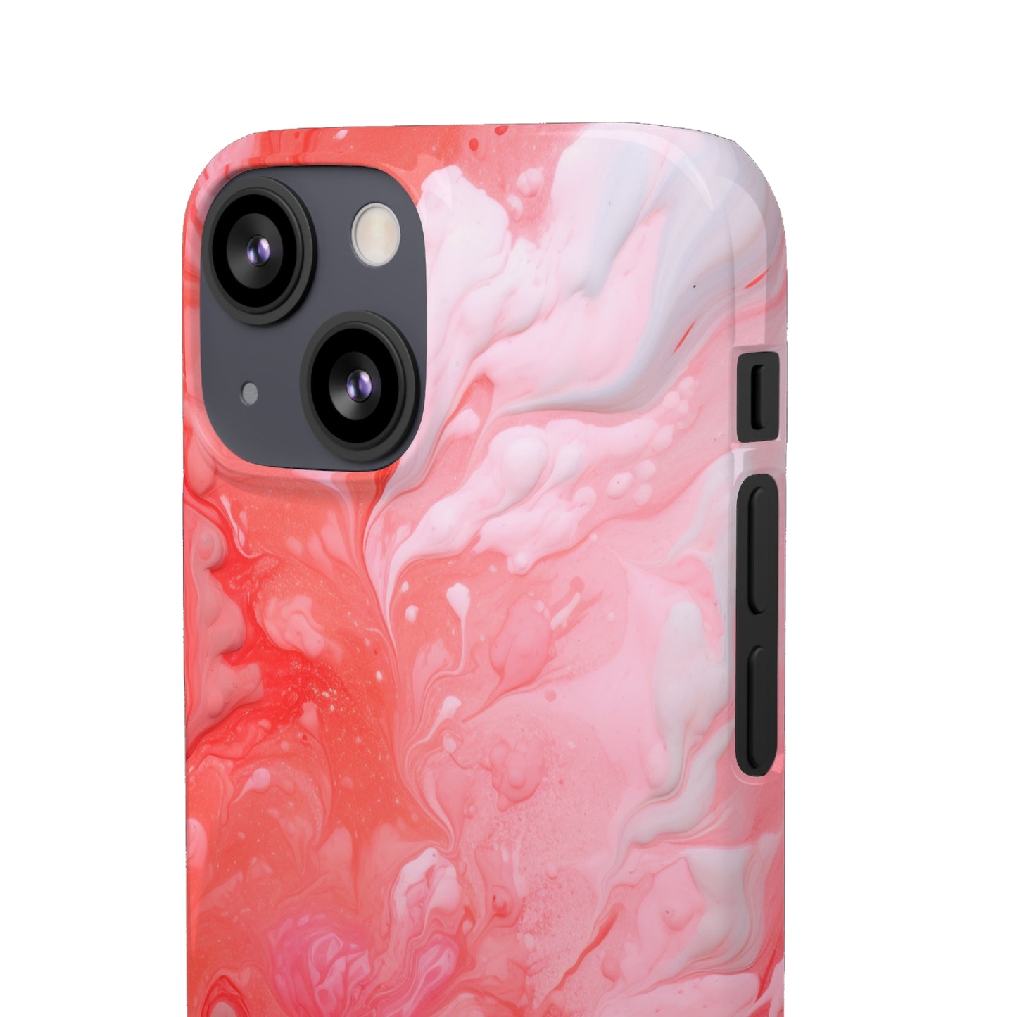 Rose Pink Marble - iPhone Snap Case