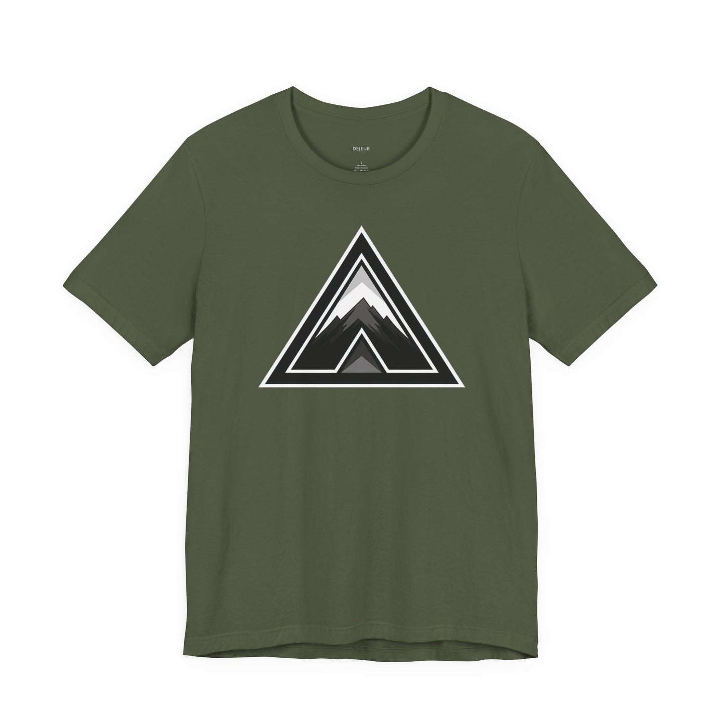 Abstract Triangular Mountain Range Silhouette - Men's T-Shirt