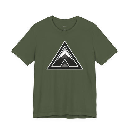 Abstract Triangular Mountain Range Silhouette - Men's T-Shirt