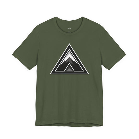 Abstract Triangular Mountain Range Silhouette - Men's T-Shirt