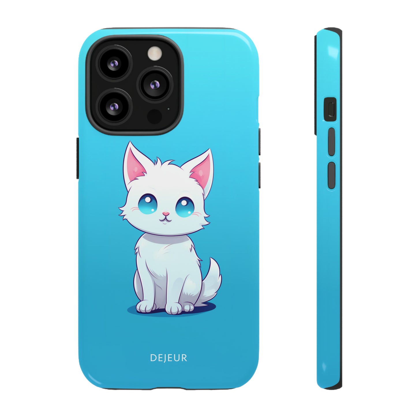 Blue Eyed Cutey Cat - iPhone Tough Case