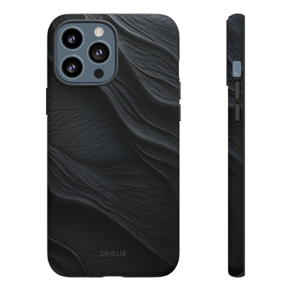 Charcoal Ripples - iPhone Tough Case