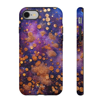 Cosmic Glitter Circles - iPhone Tough Case