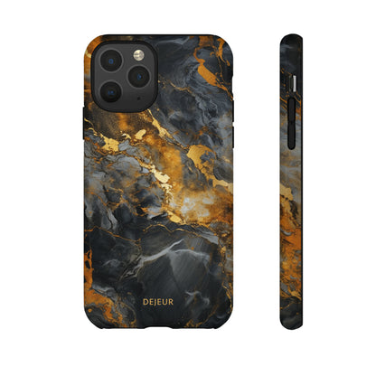 Platinum Gold Marble - iPhone Tough Case