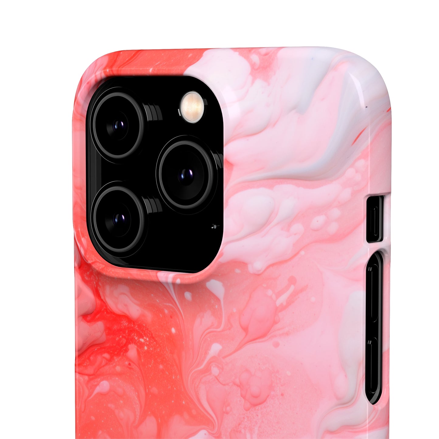 Rose Pink Marble - iPhone Snap Case