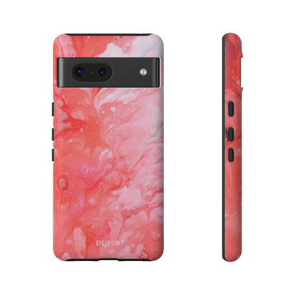 Rose Pink Marble - Google Pixel Tough Case