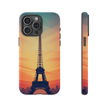 Eiffel Tower Sunset - iPhone Tough Case