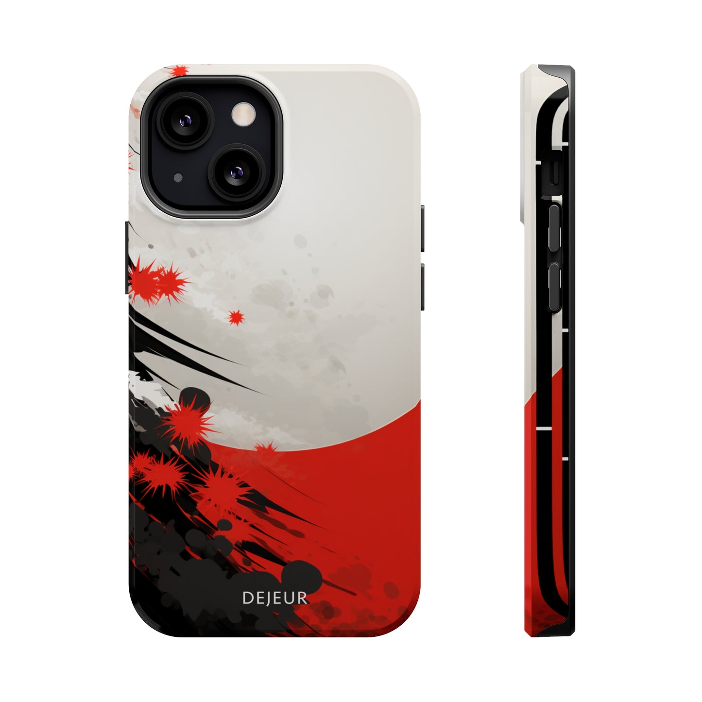 Japanese Abstract Splatter - iPhone MagSafe Tough Case