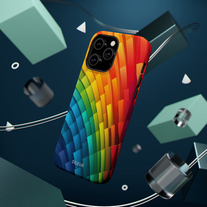 Rainbow Bars - iPhone MagSafe Tough Case