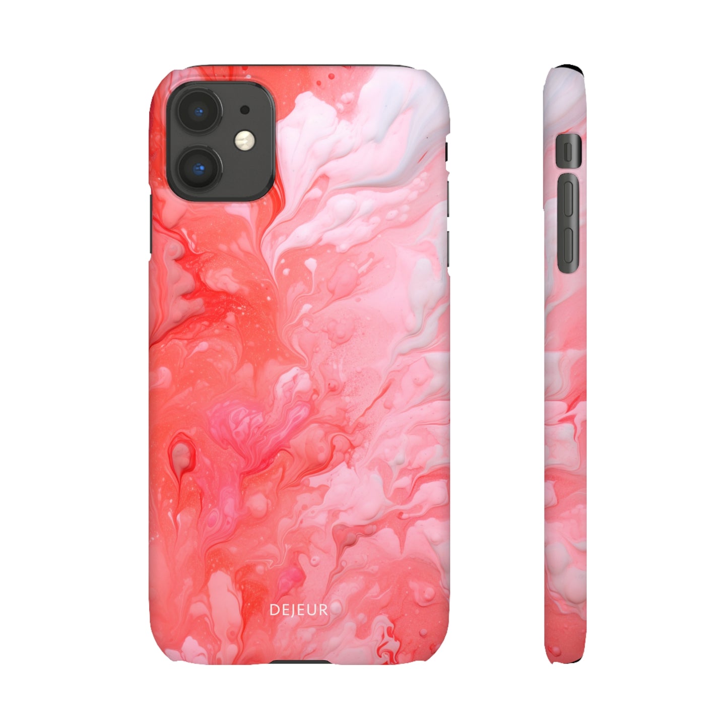 Rose Pink Marble - iPhone Snap Case