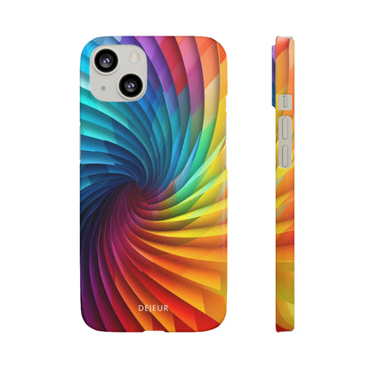 Rainbow Spiral - iPhone Snap Case