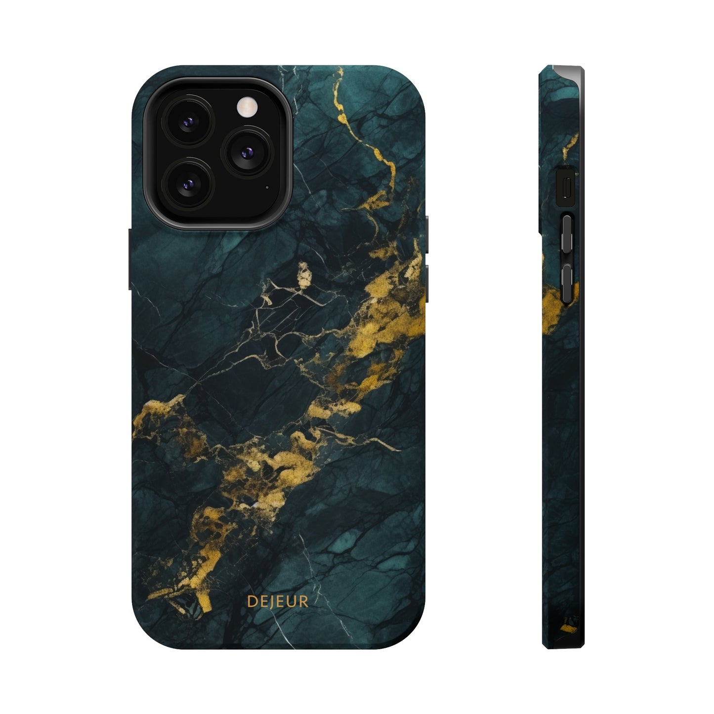 Gold Shadow Marble - iPhone MagSafe Tough Case