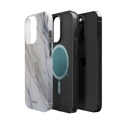 Light Cloud Marble - iPhone MagSafe Tough Case