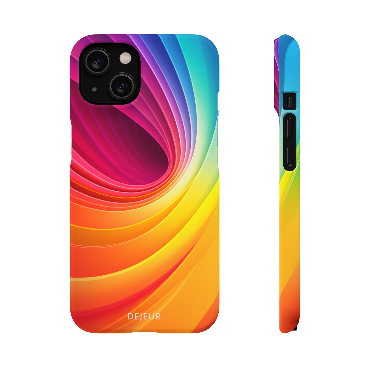 Rainbow Swirl - iPhone Snap Case