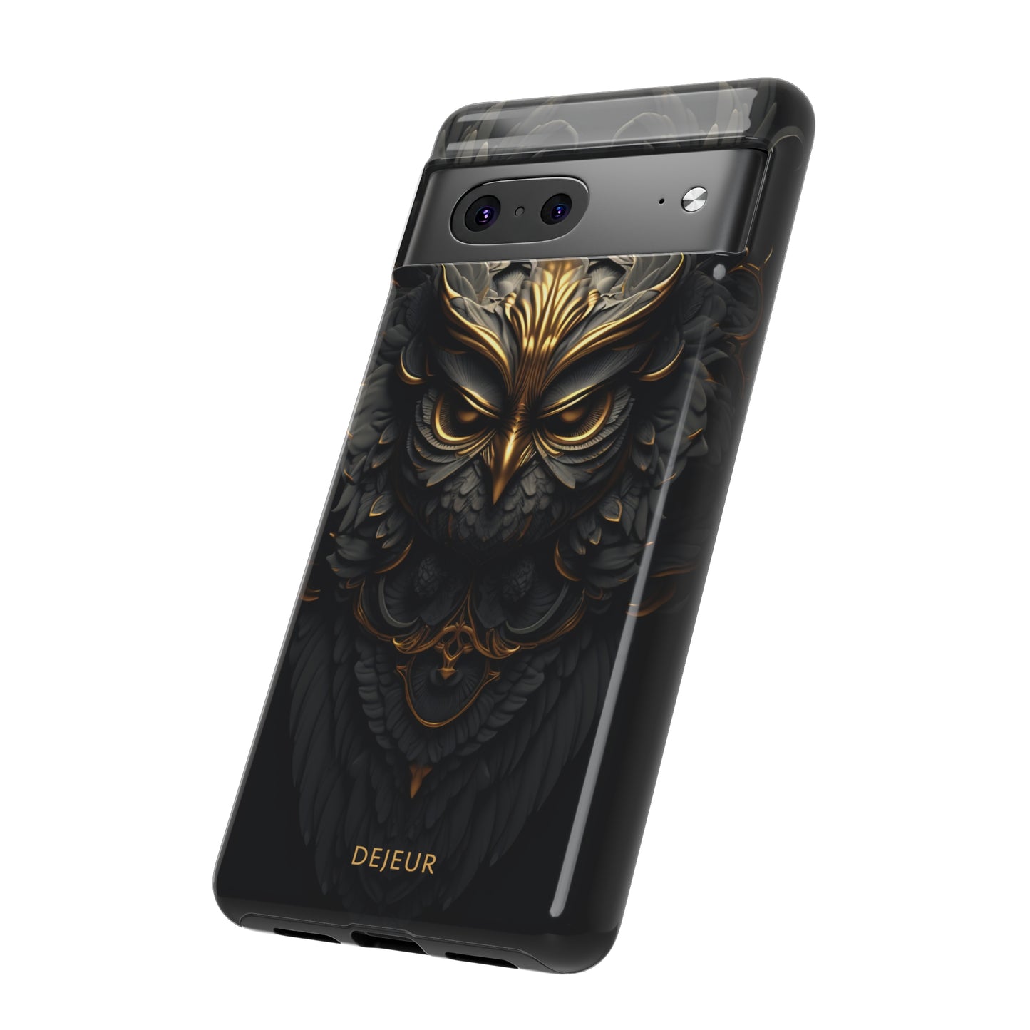 Golden Dark Owl - Google Pixel Tough Case