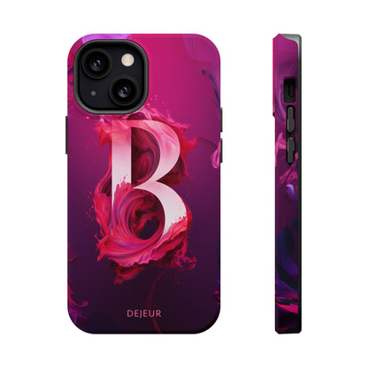 B Pink Splash - iPhone MagSafe Tough Case