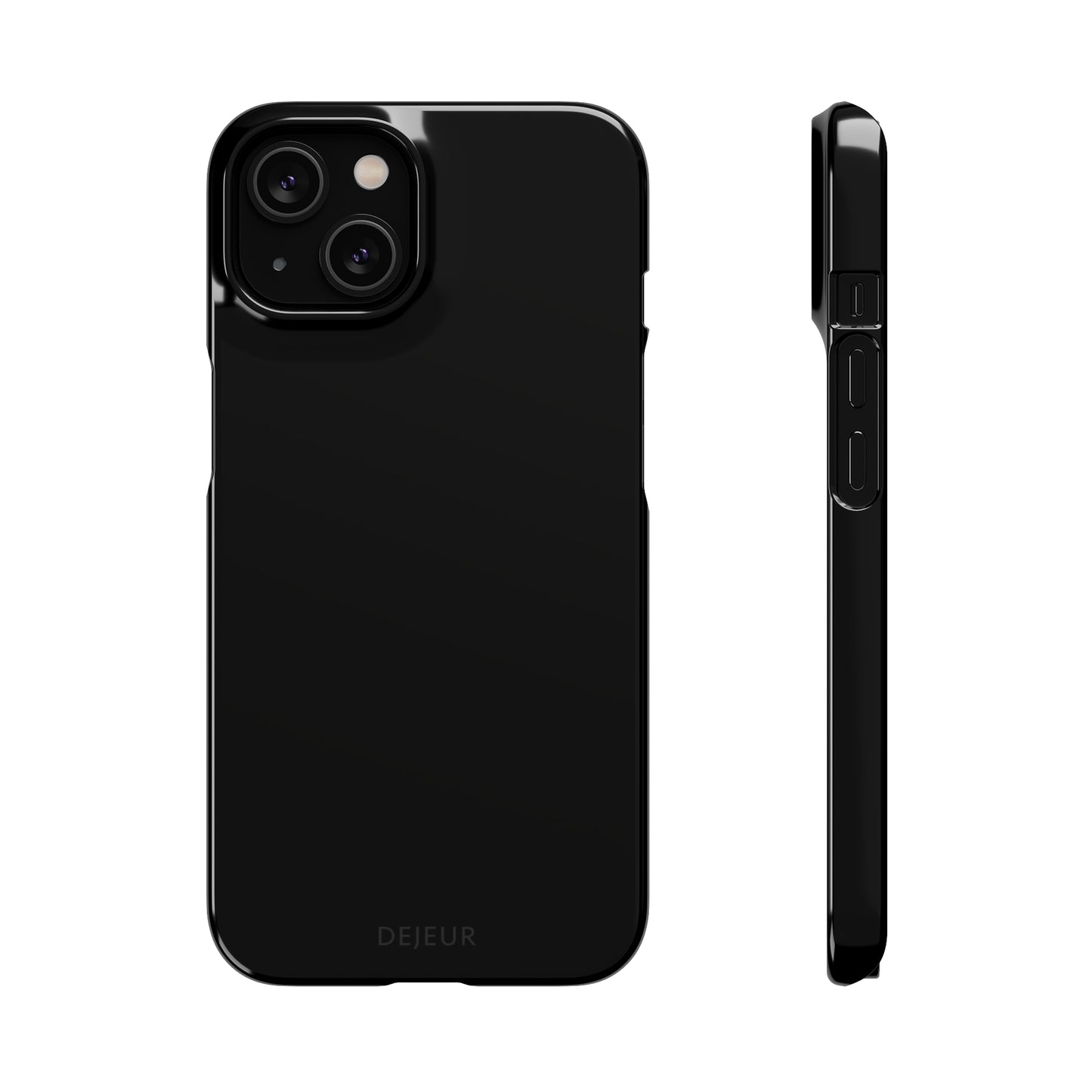 Pure Black - iPhone Snap Case