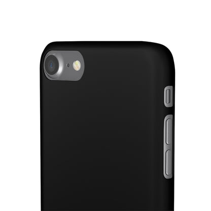 Pure Black - iPhone Snap Case