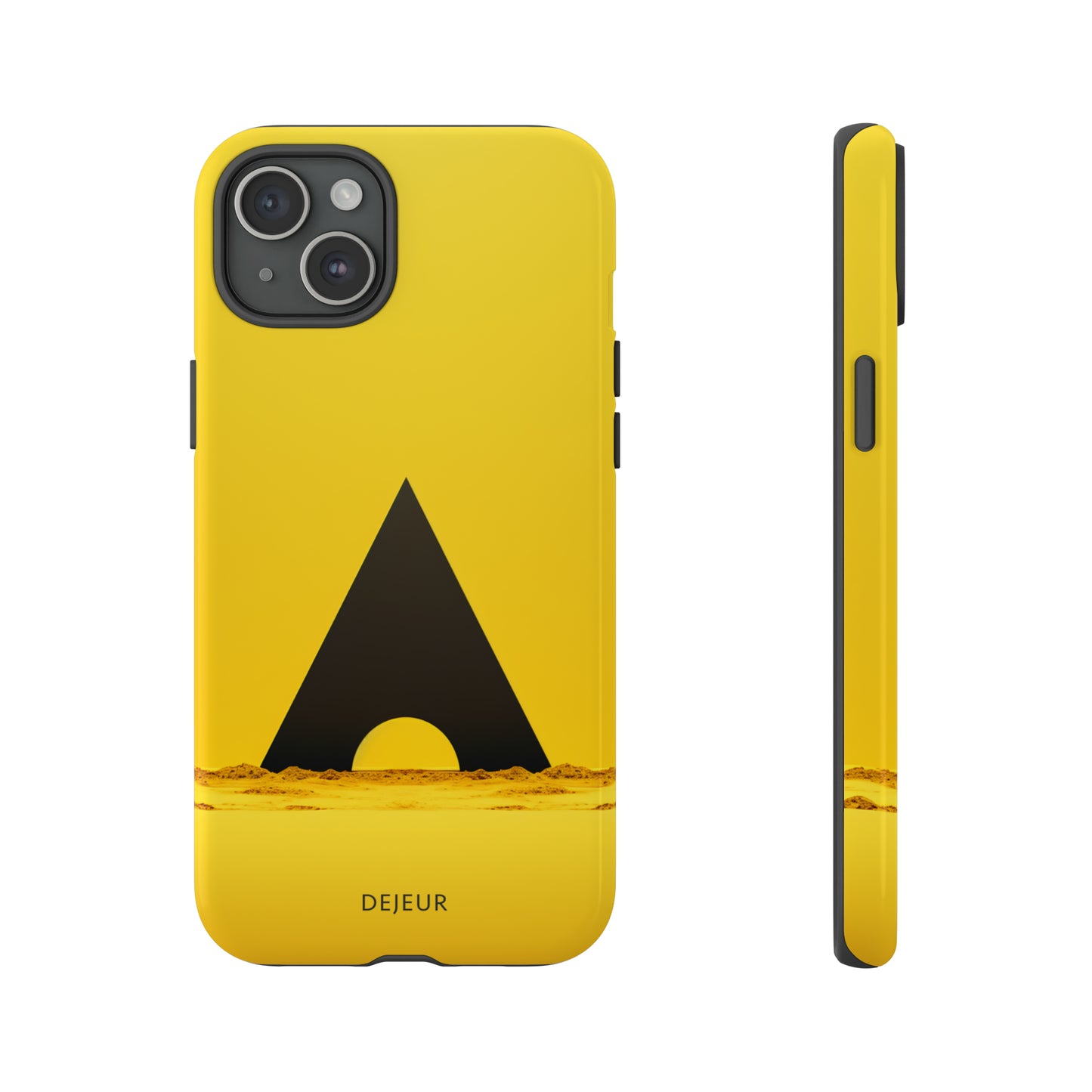 Sun Triangle Yellow - iPhone Tough Case