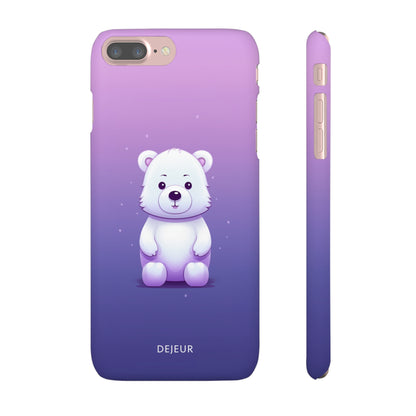 Violet Bear - iPhone Snap Case