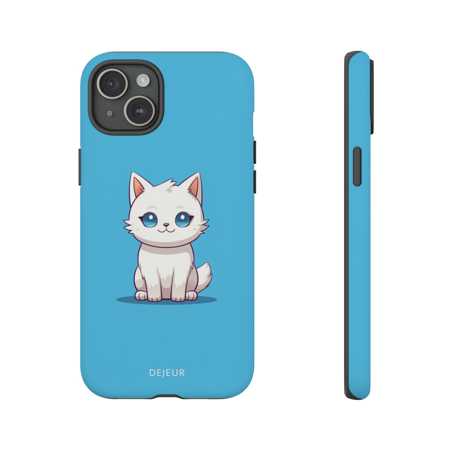 Little Blue Eyed Cat - iPhone Tough Case