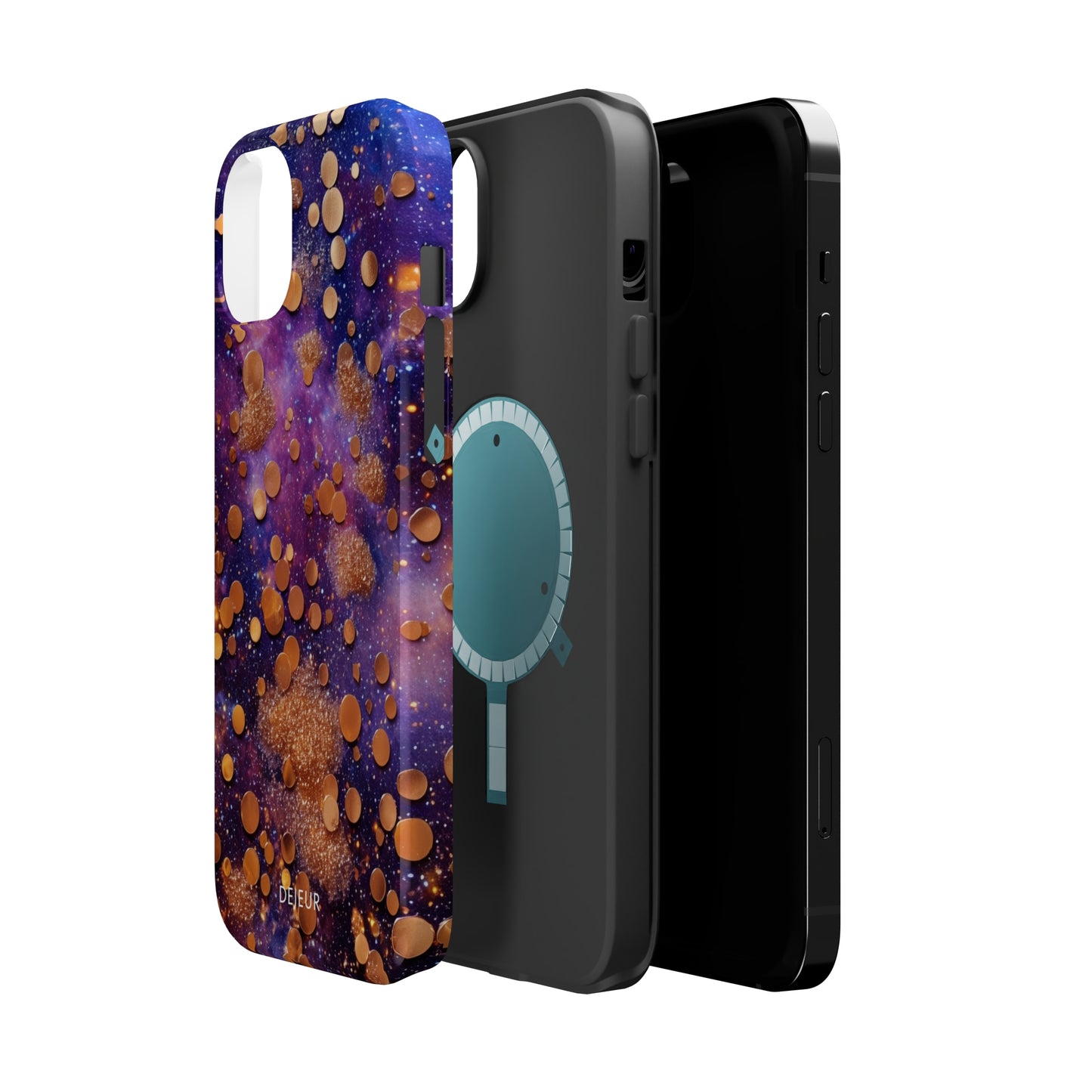 Cosmic Glitter Circles - iPhone MagSafe Tough Case