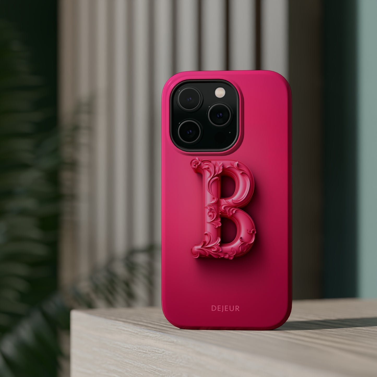 B Hot Pink - iPhone MagSafe Tough Case