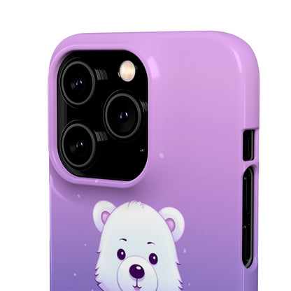 Violet Bear - iPhone Snap Case