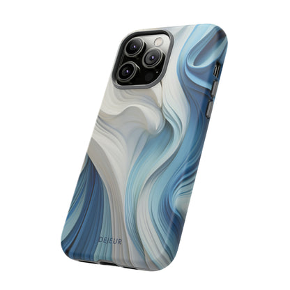 Blue Cream Ripple - iPhone Tough Case