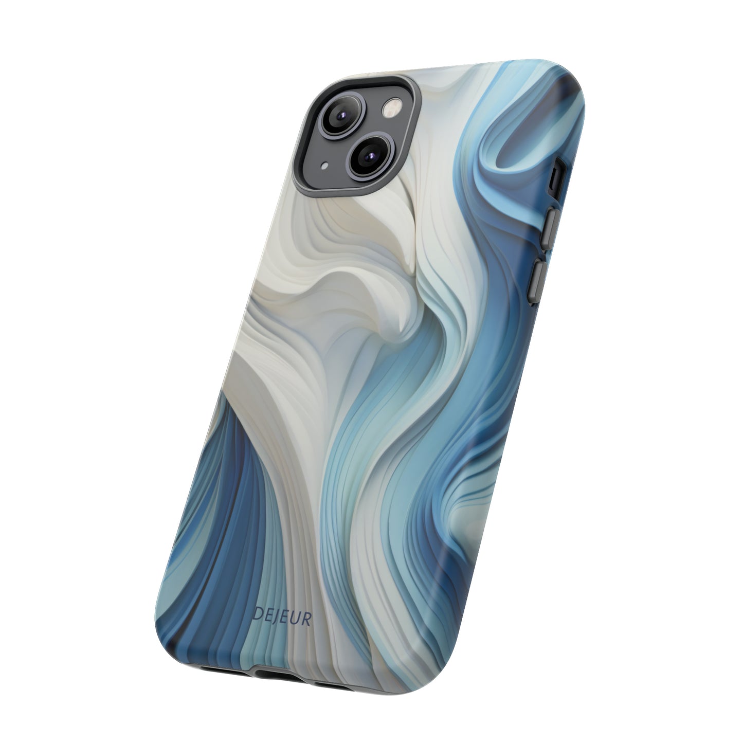 Blue Cream Ripple - iPhone Tough Case