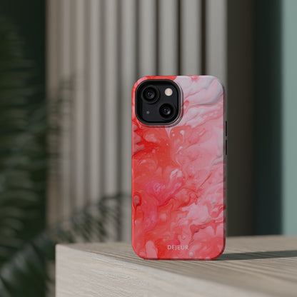 Rose Pink Marble - iPhone MagSafe Tough Case