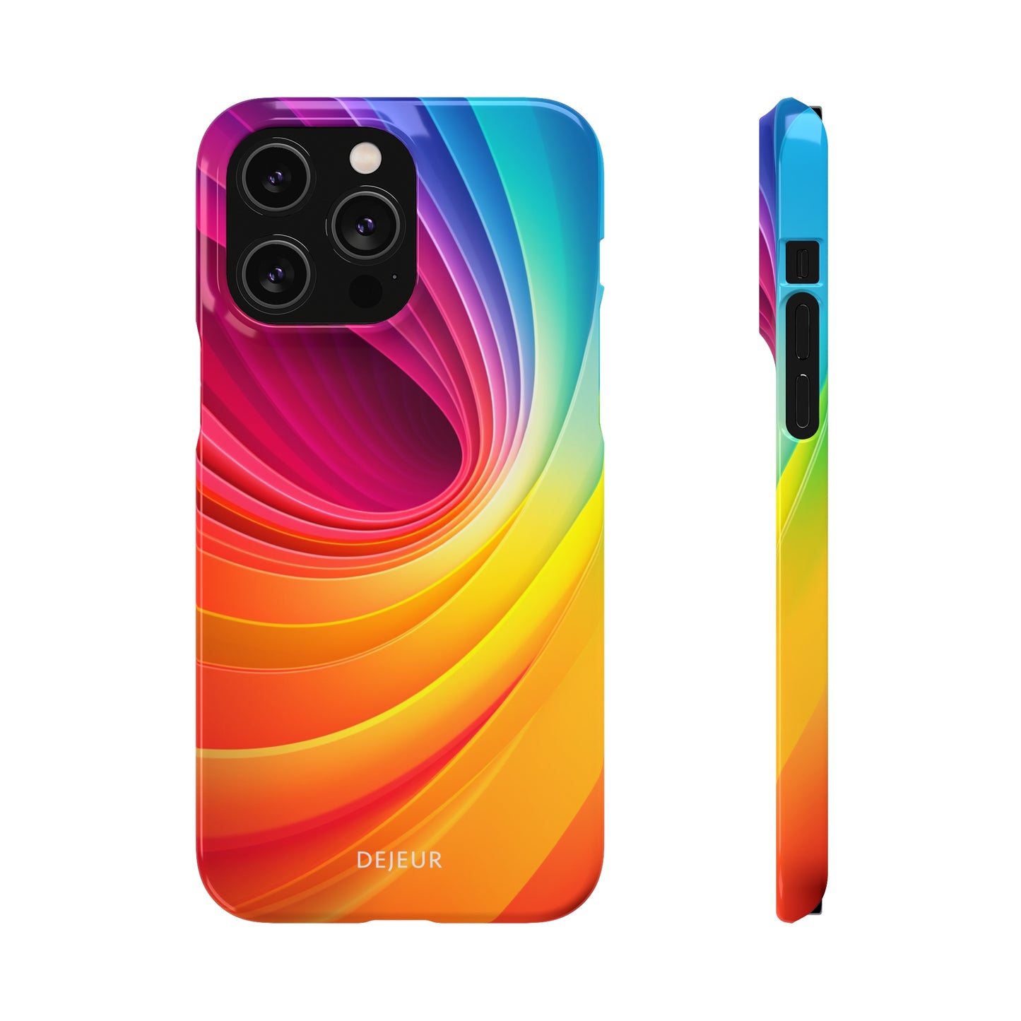 Rainbow Swirl - iPhone Snap Case