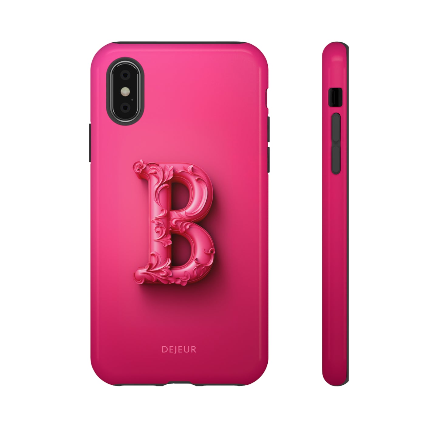 B Hot Pink - iPhone Tough Case