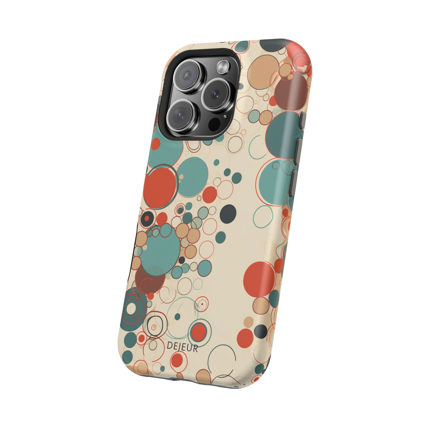 Pastel Line Circles - iPhone MagSafe Tough Case