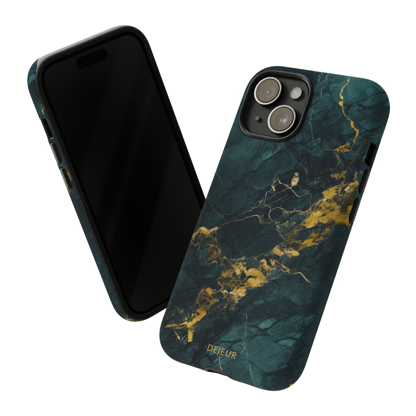 Gold Shadow Marble - iPhone Tough Case