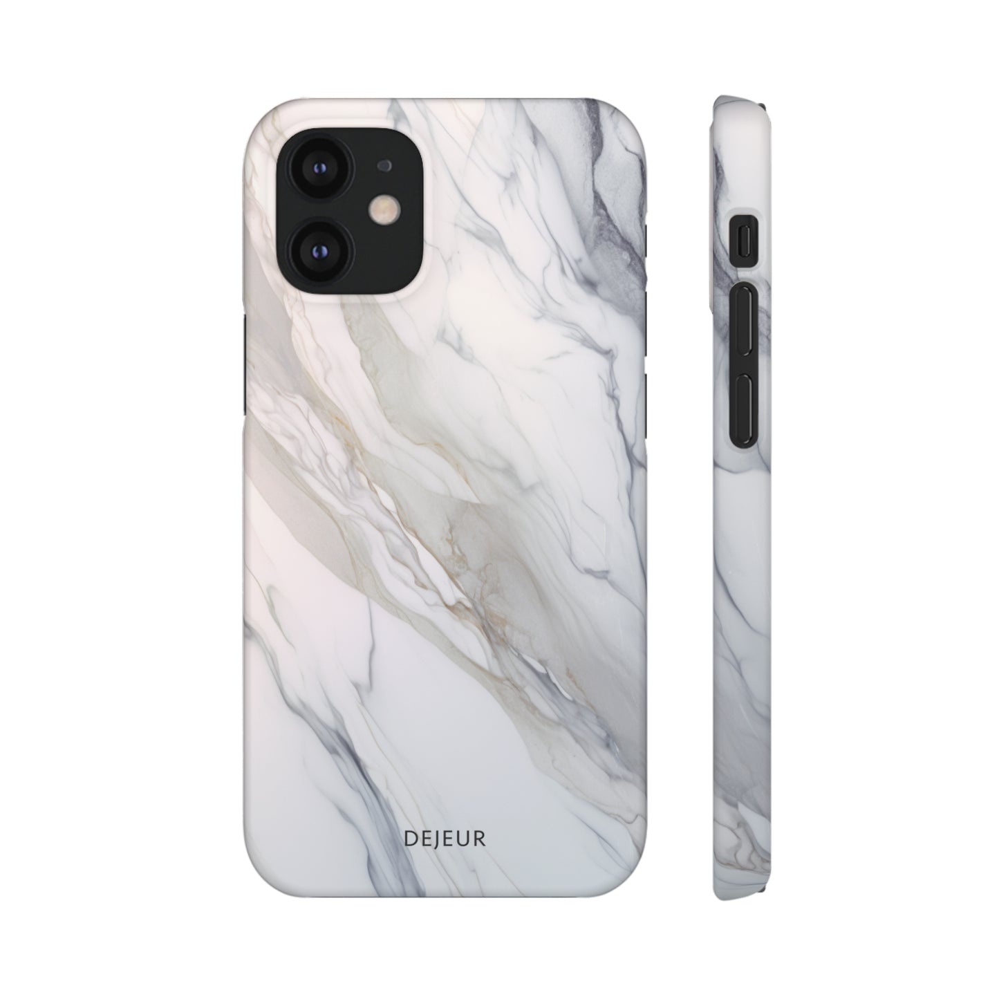 Light Cloud Marble - iPhone Snap Case