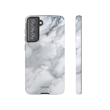 Platinum Silver Marble - Samsung Galaxy Tough Case