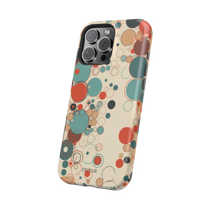 Pastel Line Circles - iPhone MagSafe Tough Case