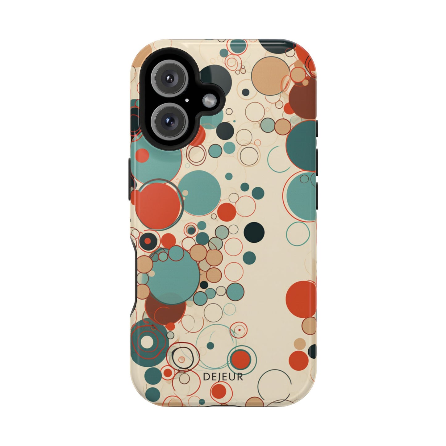 Pastel Line Circles - iPhone MagSafe Tough Case