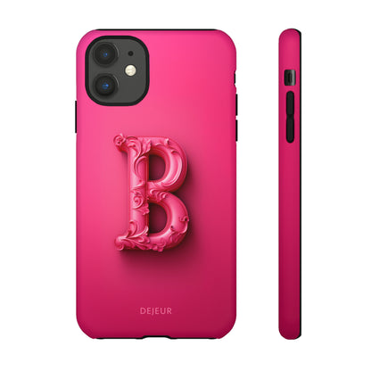 B Hot Pink - iPhone Tough Case