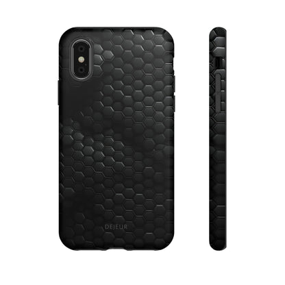 Black Carbon Matrix - iPhone Tough Case