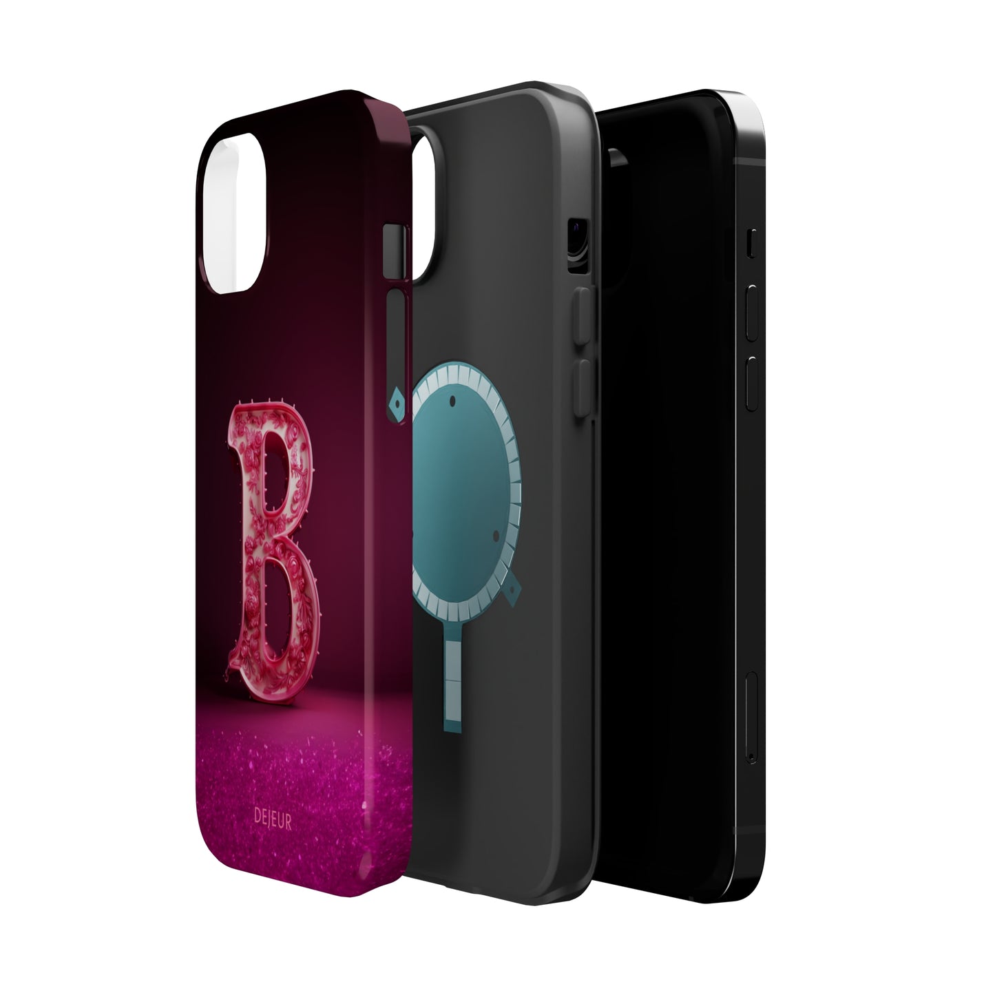 B Pink Roses - iPhone MagSafe Tough Case