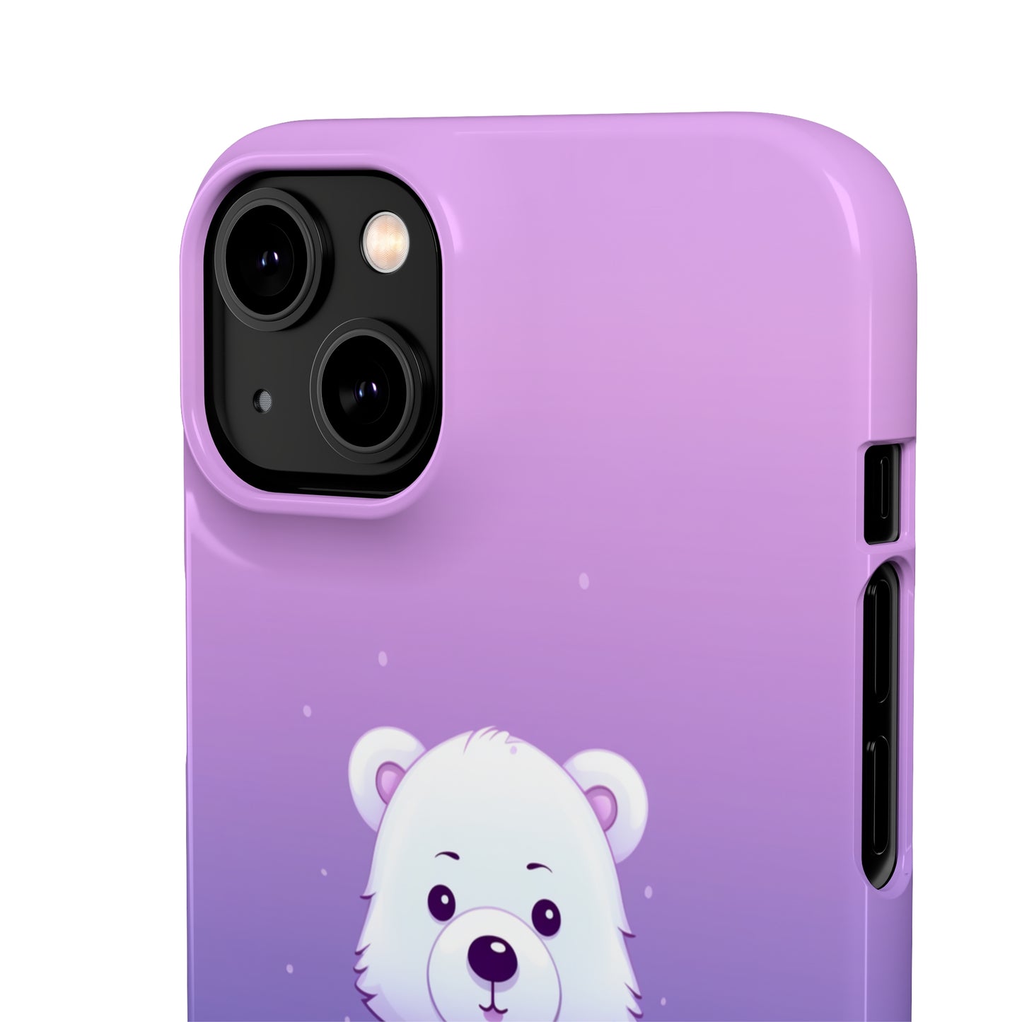 Violet Bear - iPhone Snap Case