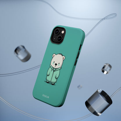 Aqua Coat Bear - iPhone MagSafe Tough Case