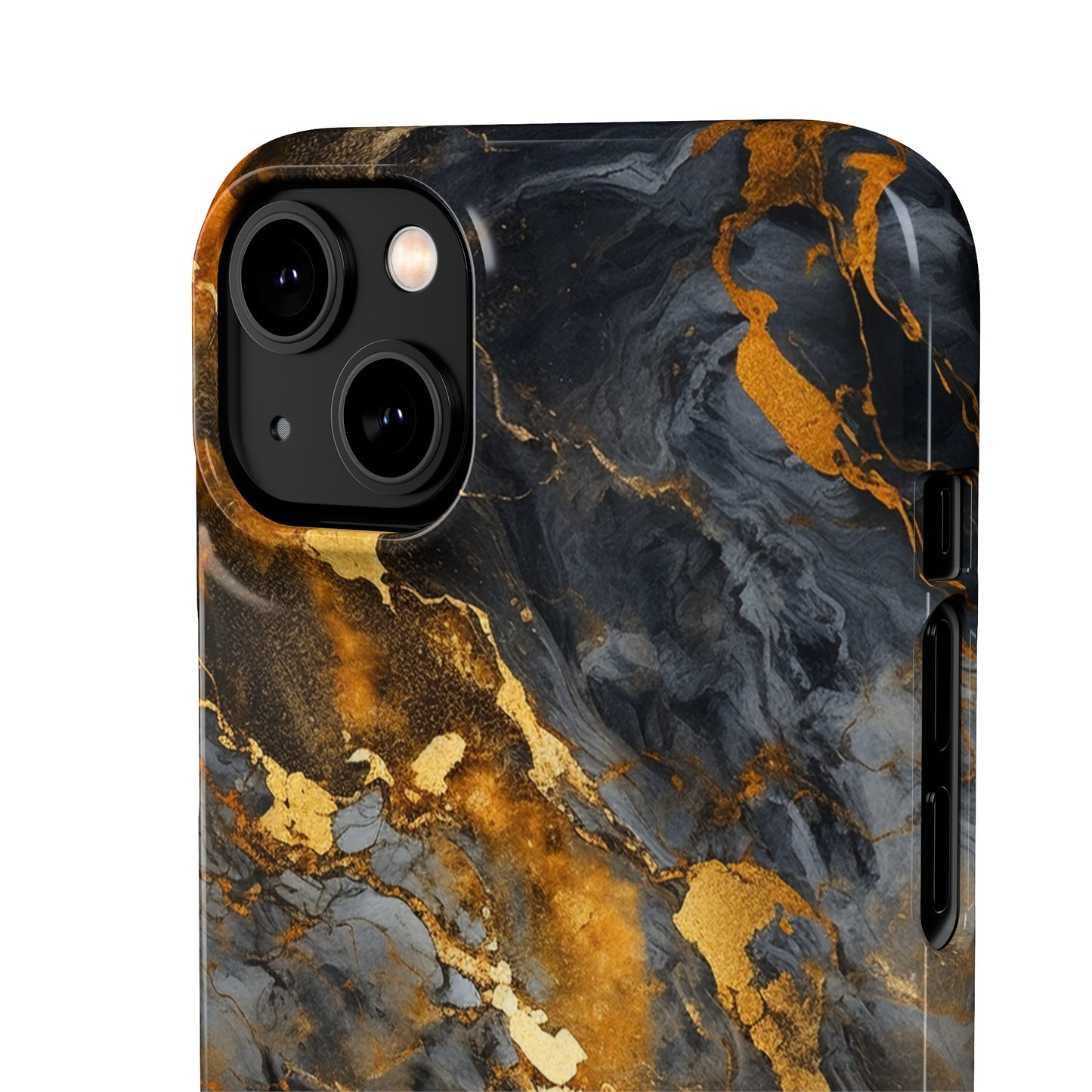 Platinum Gold Marble - iPhone Snap Case