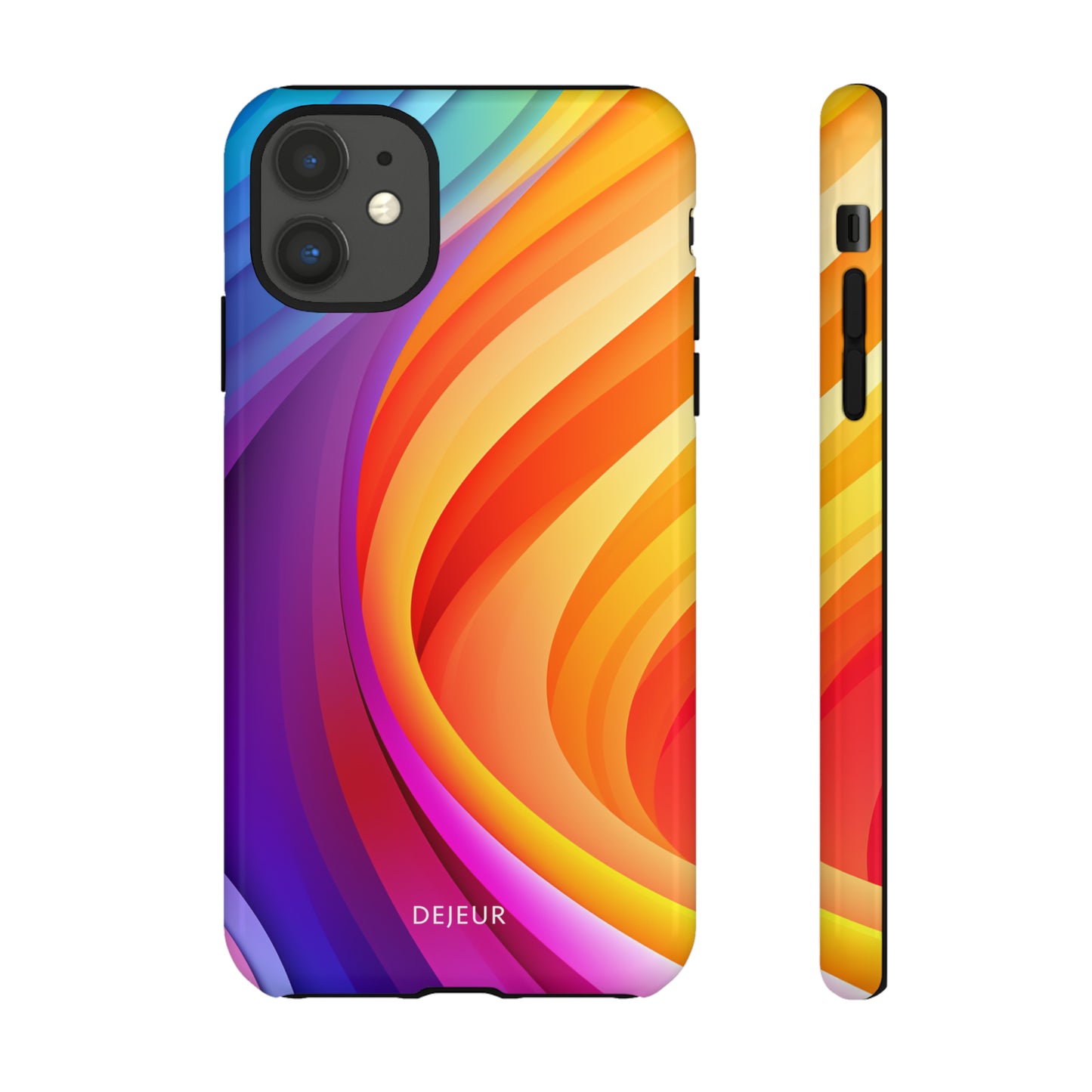 Rainbow Waves - iPhone Tough Case