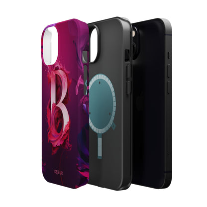 B Pink Splash - iPhone MagSafe Tough Case