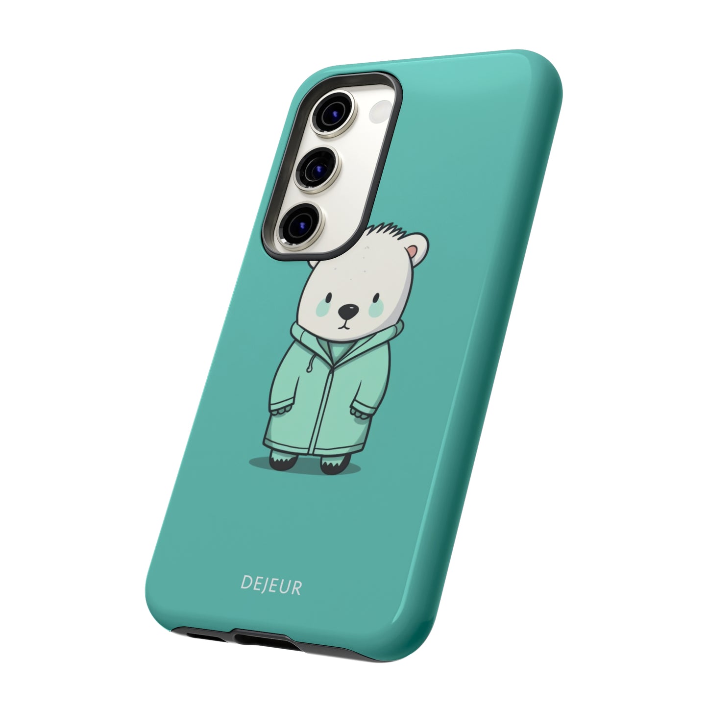 Aqua Coat Bear - Samsung Galaxy Tough Case